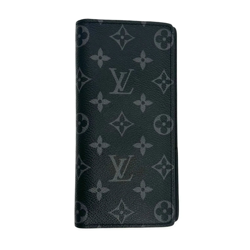 LOUIS VUITTON  Monogram Eclipse Brazza Wallet
