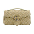 Gucci GG Canvas Quilted Mixed Media Marmont Bag