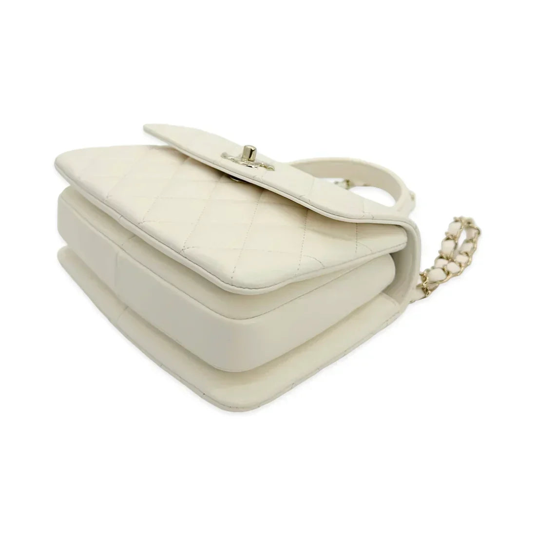 CHANEL  Quilted Lambskin Mini Trendy Top Handle