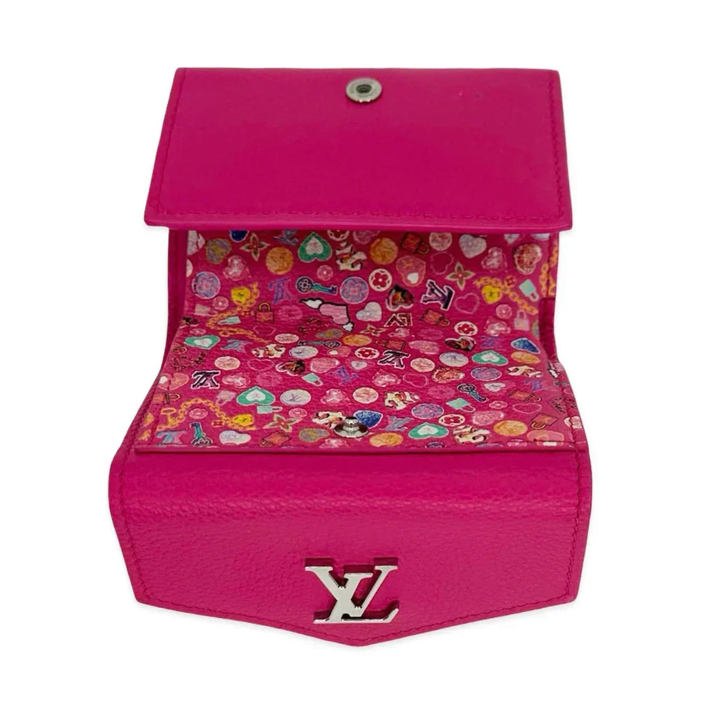 LOUIS VUITTON  Monogram Embossed Portefeuille Rock Mini Wallet