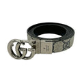 Gucci GG Supreme Thin Reversible Marmont Belt