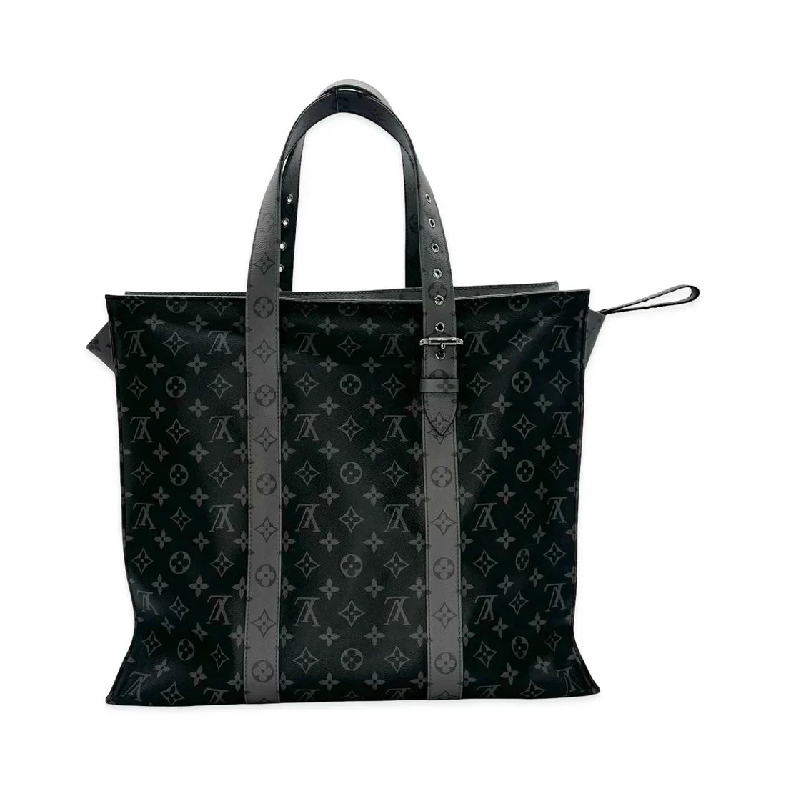 LOUIS VUITTON  Monogram Eclipse Cabas Zippe GM Luggage Tote