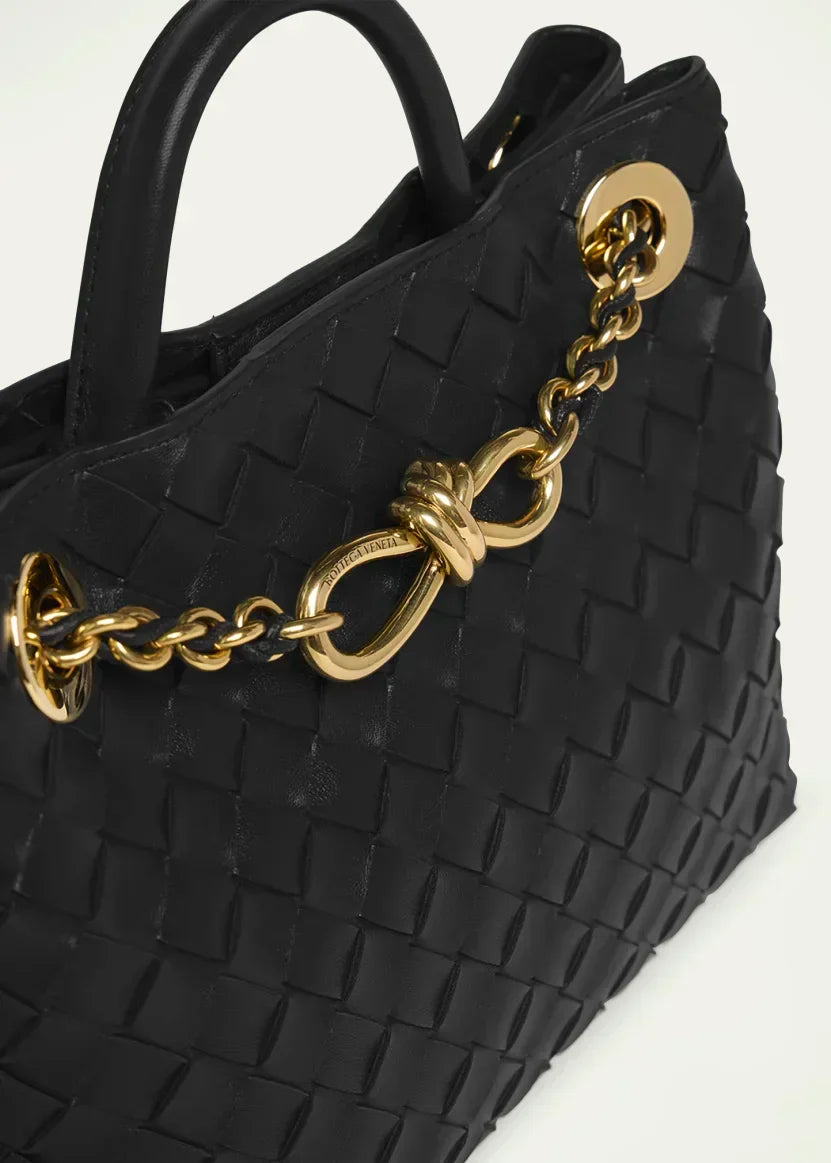 Bottega Veneta Small Andiamo Shoulder Bag with Chain Strap